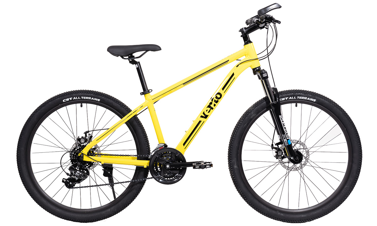 Фотография Велосипед Vento MONTE 26" 2021, размер XS, желтый